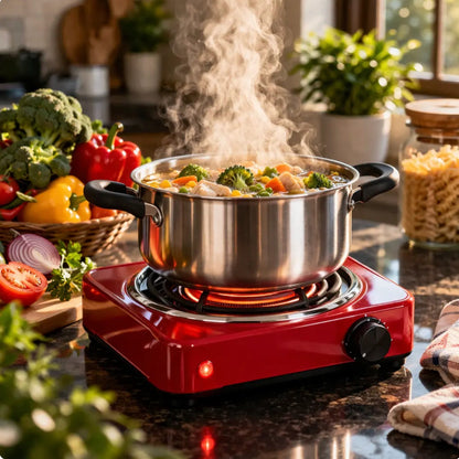 Portable Electric Coil Stove | Instant Plug & Cook Mini Heater | 220V